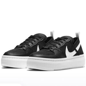 Nike Court Vision Alta Black White Women's size 8.5